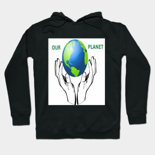 Our planet in our hands. Hoodie